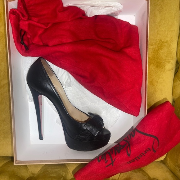 louboutin butterfly heels